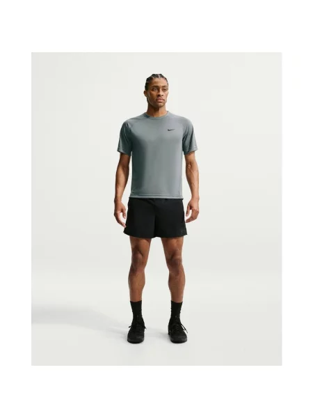 Koszulka z krótkim rękawem Nike Flex Dri-FIT szarozielony S czarny