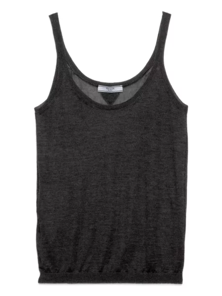 Top Prada tricotate gri
