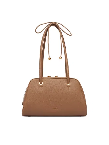 Furla Τσάντα Poppy M Shoulder Bag μπεζ