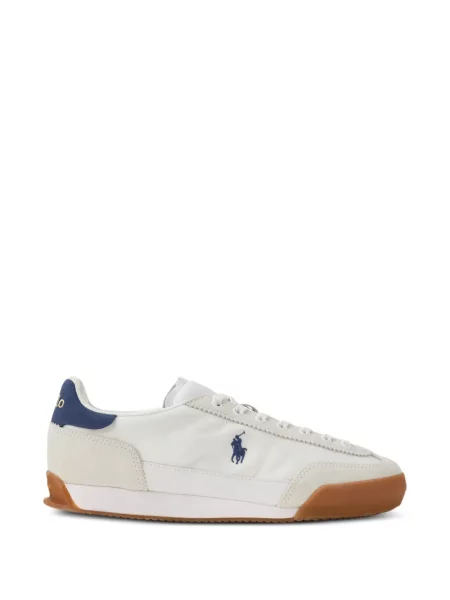 Kratak samt polo majica Polo Ralph Lauren s vezom crna