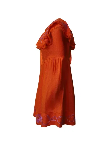 Rochie mini Mary Katrantzou de costum portocaliu