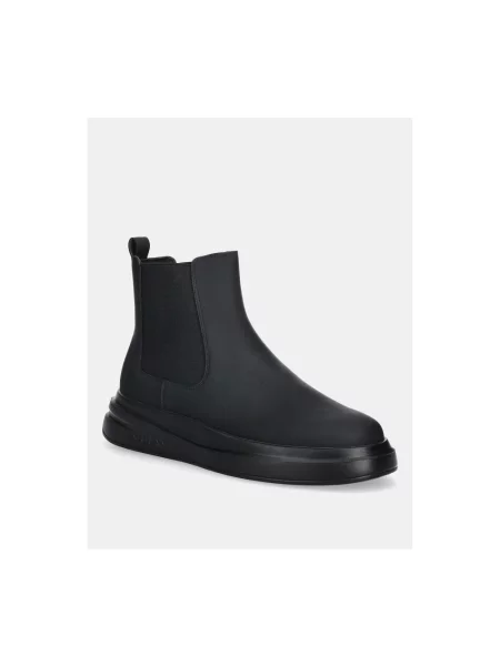 Buty z elastycznymi wstawkami model ‘ELKO’ Guess czarne