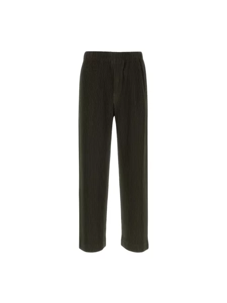 Spodnie Issey Miyake zielone