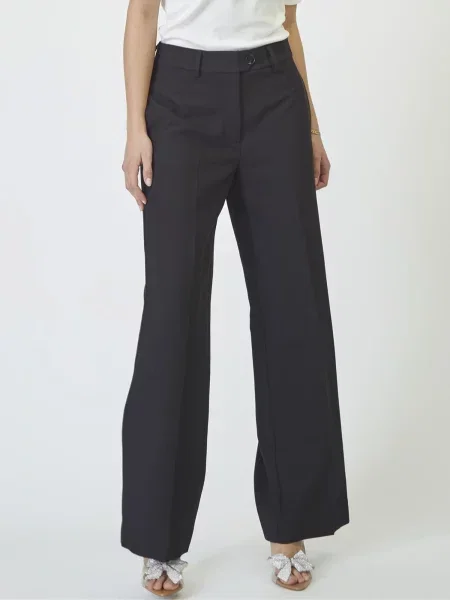 Co'couture Pantaloni Vola' negru