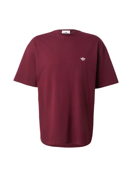ADIDAS ORIGINALS Marškinėliai NCLR kaštoninė balta