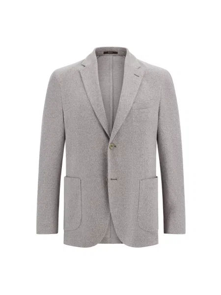 Marynarka Boggi Milano z dżerseju szara