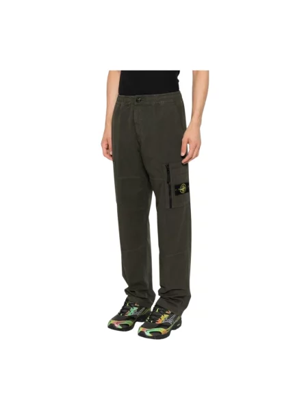 Spodnie Stone Island z kamieniami szare