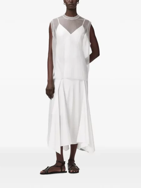 Trapéz ruha Allsaints fehér