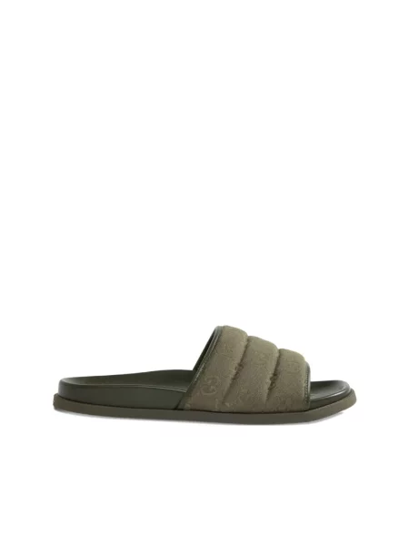 Klapki Gucci zielone