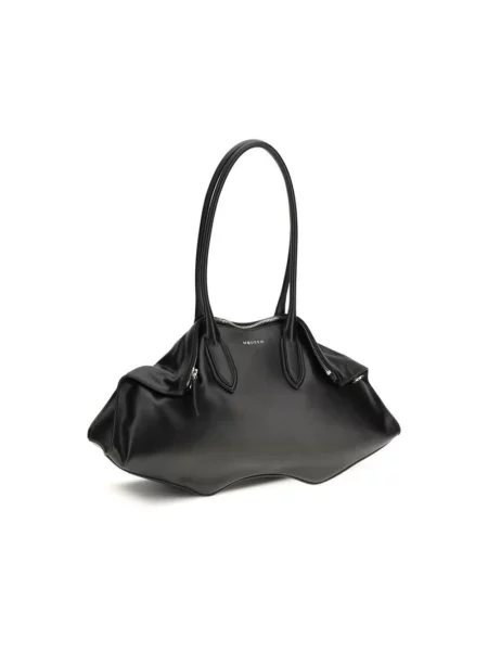 Torebka Alexander Mcqueen skórzana czarna