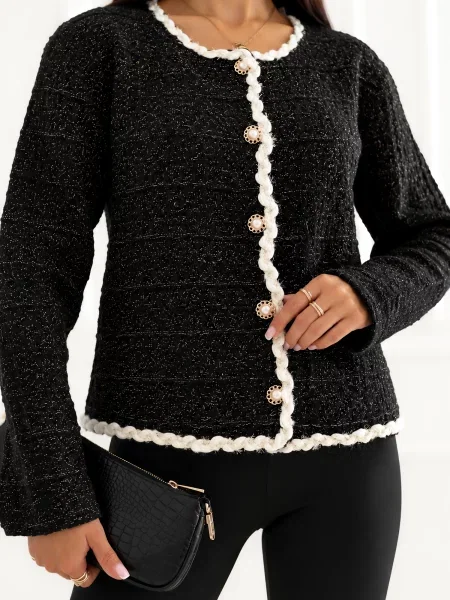 Kardigan Italy Moda crna