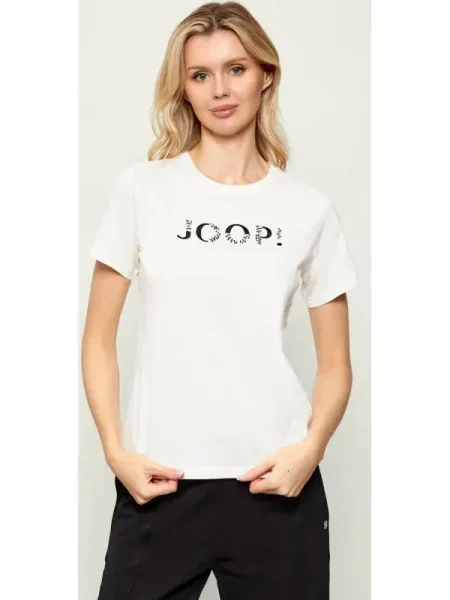 JOOP! Póló Tanna Ekru Regular Fit fehér