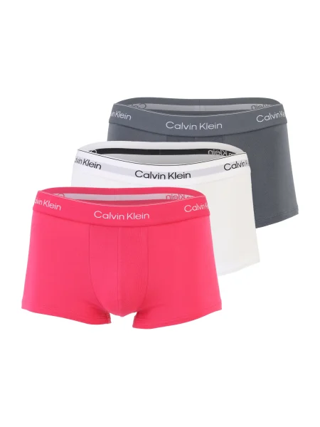 Calvin Klein Underwear Boksarice siva / roza bela
