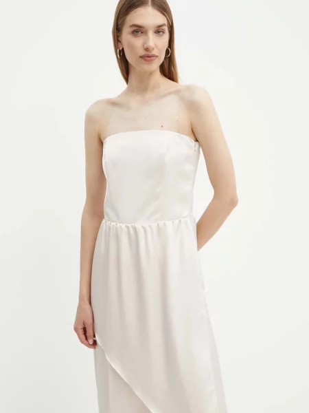 Комбінезон MAX&Co. декольте каро бежевий