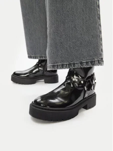 Steve Madden Polokozačky Zwart černá