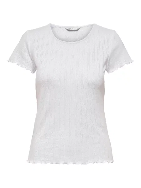 ONLY Tricou CARLOTTA' alb
