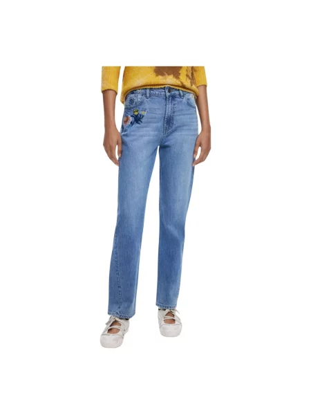Jeansy Desigual niebieskie