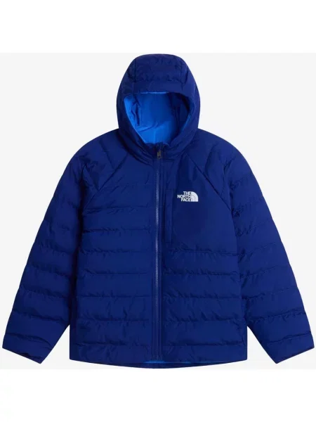 Kurtka z kapturem dziecięca The North Face Reversible Perrito nocny kobaltowy XS niebieski