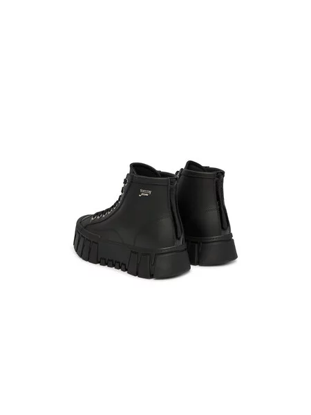Sneakersy Tommy Jeans Tjw Platform Sneaker Leather Mc černá