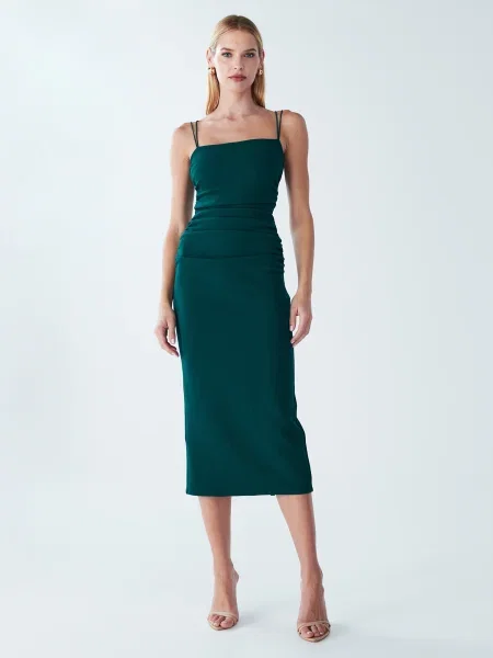 BWLDR Rochie de cocktail Ryette smarald verde