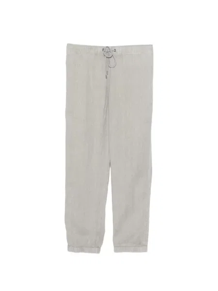 Pantaloni James Perse alergare cu cordon gri