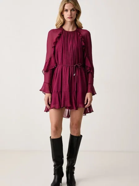 BOSS Orange rochie C_Dredia roșu