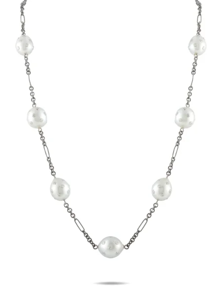 Colier Lb Exclusive cu perle argintiu