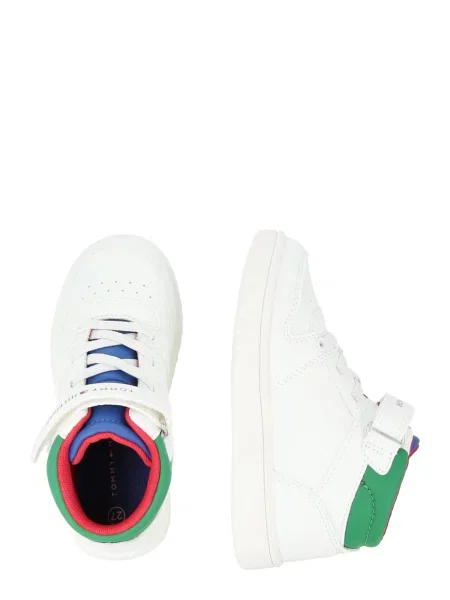 TOMMY HILFIGER Sportbačiai SKYLER tamsiai mėlyna / tamsiai žalia balta
