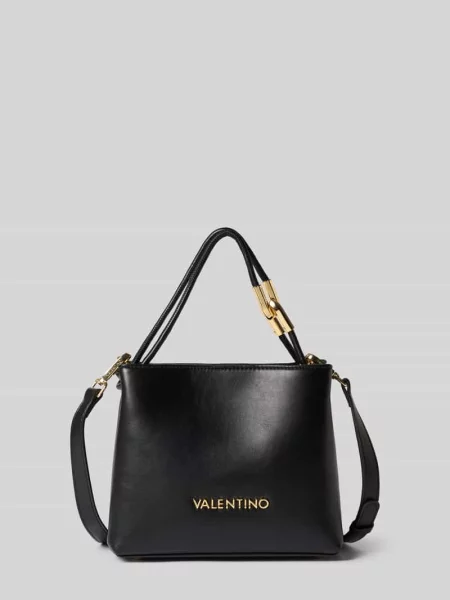 Torba na ramię z napisem z logo model FABLE RE' Valentino Bags czarna