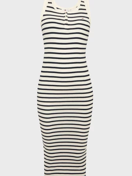 Смугаста костюмна джинсова сукня Tommy Jeans