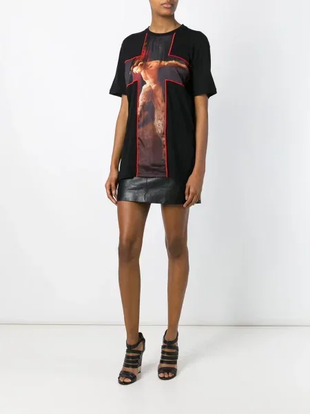 Tricou Givenchy cu imagine negru