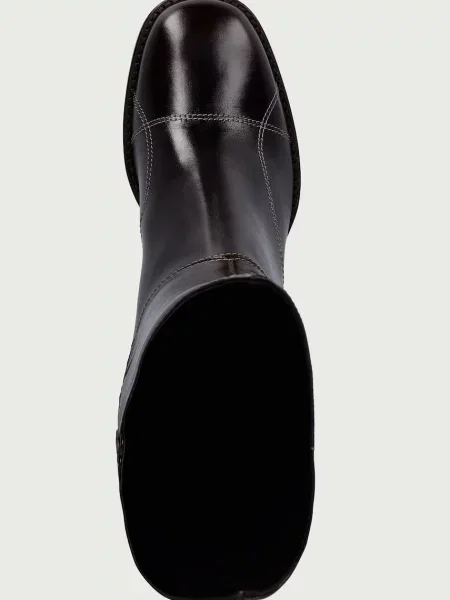 Billi Bi női bőr csizma Espresso calf /brown heel 86 barna