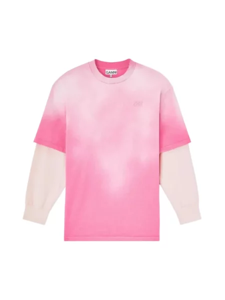 Top Ganni różowy