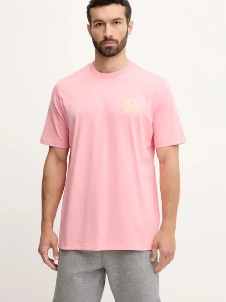 Тениска adidas Originals Graphic Tee с принт розово