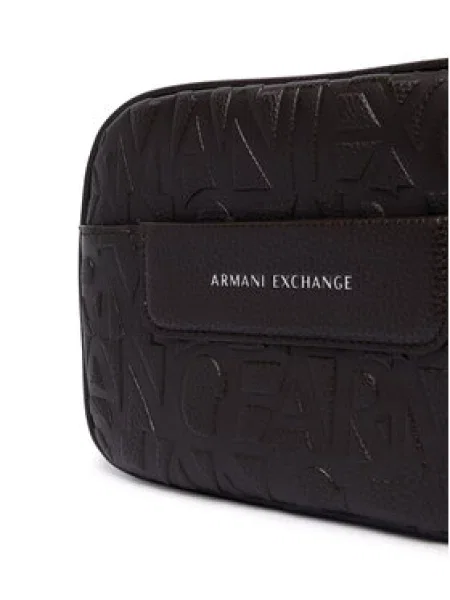 Torbica Armani Exchange Tamno smeđa