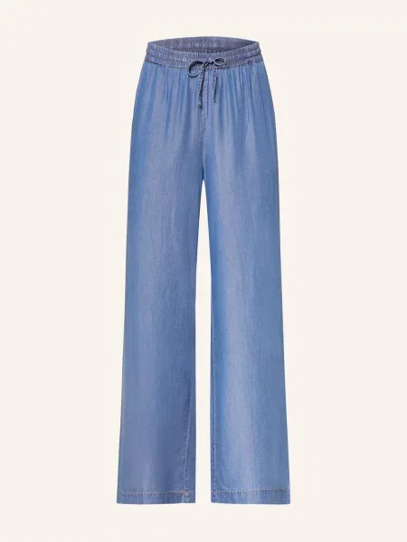 Lilienfels Spodnie Typu Marlene W Stylu Jeansowym blau