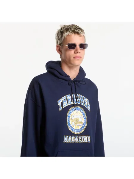 Hanorac cu glugă Thrasher albastru