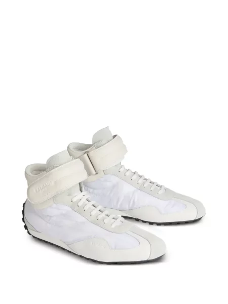 Sneakerși Balmain din piele alb