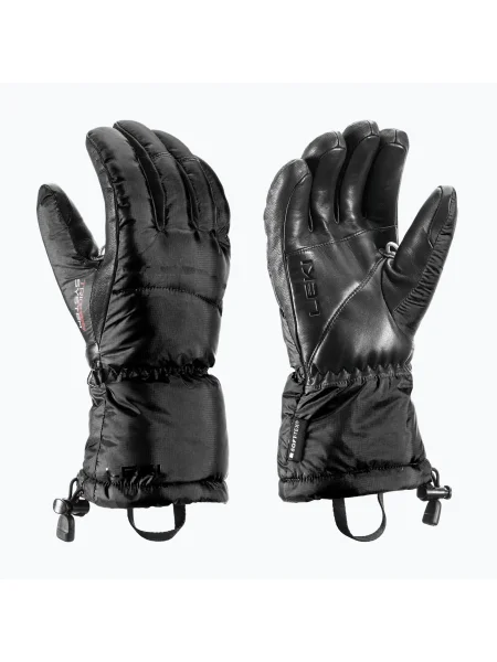 Дамски скиорски ръкавици LEKI Glace 3D black черно