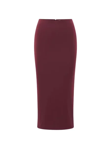 Fustă Artemis Diciero cu talie înaltă roșu