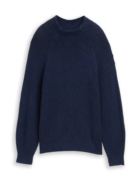 TOM TAILOR Pulover bleumarin