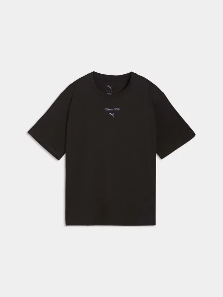 Графический футболка Puma черная