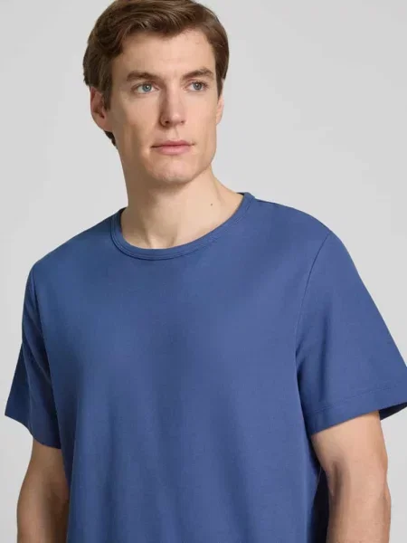 Bluza z wyhaftowanym logo model ‘JOSEPH’ Selected Homme niebieska
