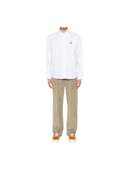 Koszula Maison Kitsune casual biała