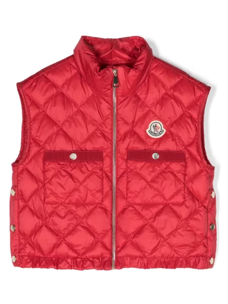 Kamizelka dziecięca Moncler Enfant czerwona