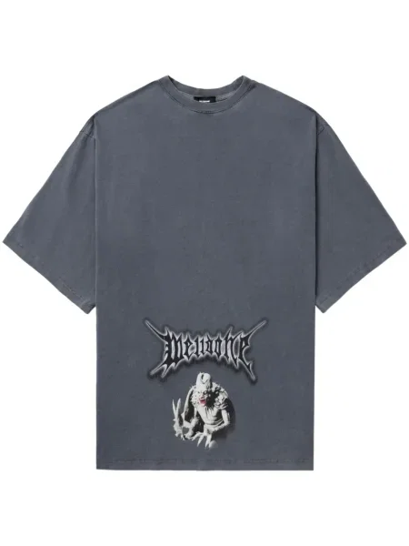 Tricou We11done cu imagine albastru