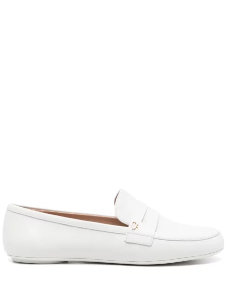 Pantofi loafer Gianvito Rossi din piele alb