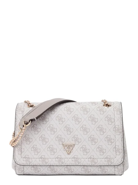 GUESS Torba preko ramena Noelle II taupe siva / prljavo bijela