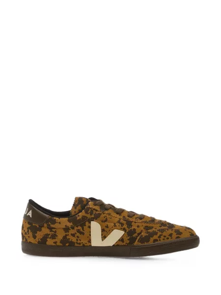 Sneakerși Veja din piele de căprioară negru