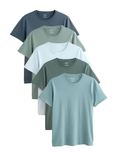 Next Tricou bleumarin / azuriu / deschis / verde pastel / verde închis albastru